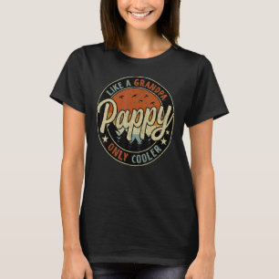 Papi wie ein Opa, nur cooler, vintage retro fett T-Shirt