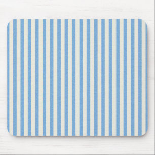 Papier152 BLAU WEISS PAPIERSTREIFEN PATTERN BA Mousepad