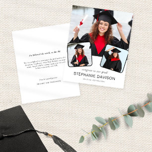 PAPIER 3 Foto Glückwunsch zum Grad 2023 Ankündigun