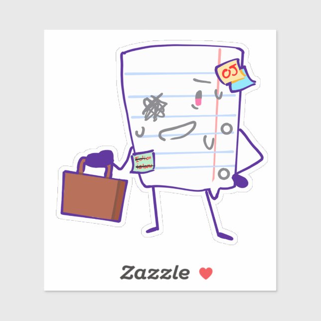 Papier! Aufkleber (Blatt)