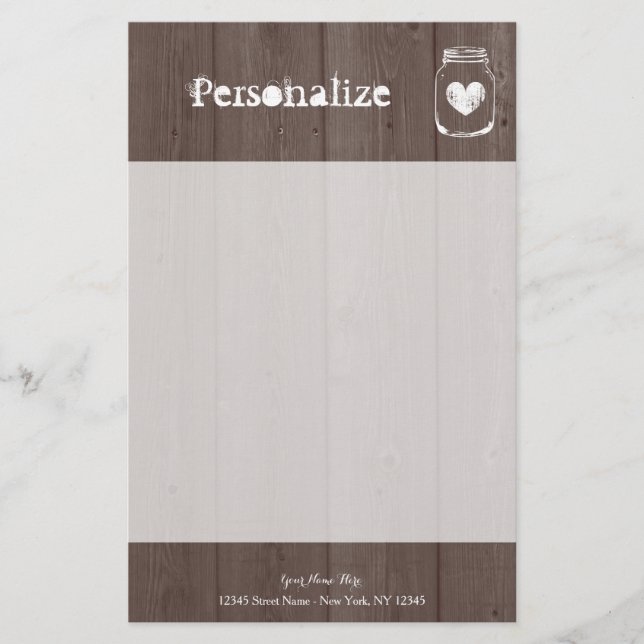 Papier aus Edelholz-Kornwein (Vorderseite)