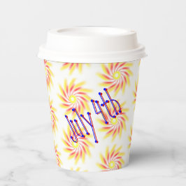 Papier-Cup - Feuerwerk für den vierten Pappbecher