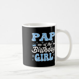 Papier des Geburtstagsmädchens Schneeflocken Winte Kaffeetasse