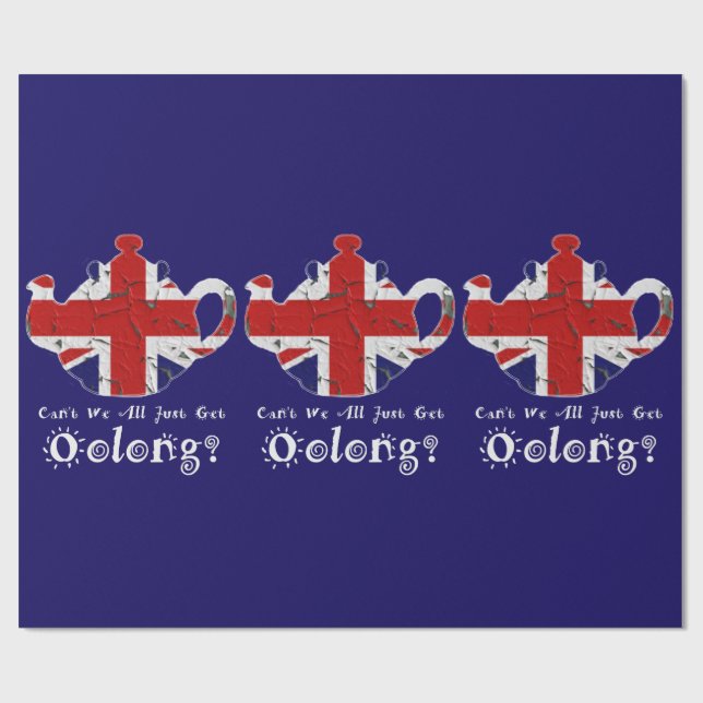 Papier faul zu machen, kann uns nicht alle einfach geschenkpapier (Flach)