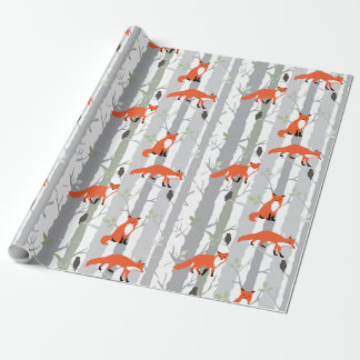 Papier Fox Wrappin Geschenkpapier