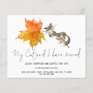 PAPIER   Funny My Cat Ich habe Script neu Zuhause 