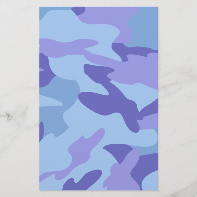 Papier für blaue Camouflage (Vorderseite)