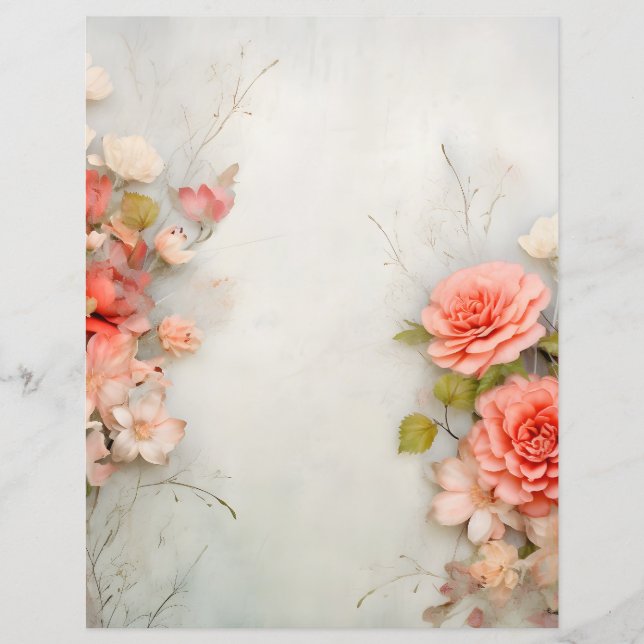 Papier für Blumenschrotpfe (Vorderseite)