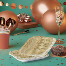 Papier für den Buchhalter des Kaffees Pappteller