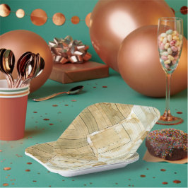 Papier für den Buchhalter des Kaffees Pappteller