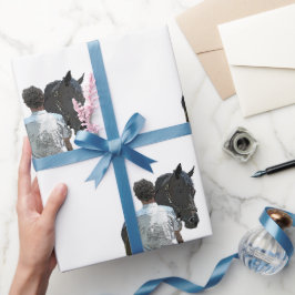 Papier für die Pferdehaltung Geschenkpapier