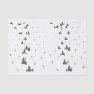 Papier für die Printwerbung Ski und Snowboard