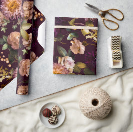 Papier für dunkle und moody-Brautpartys Geschenkpapier