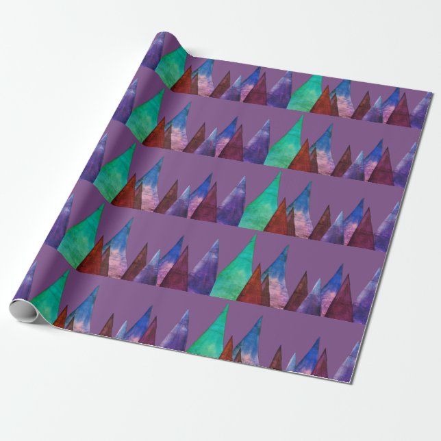 Papier für geometrische Art Geschenkpapier (Ungerollt)