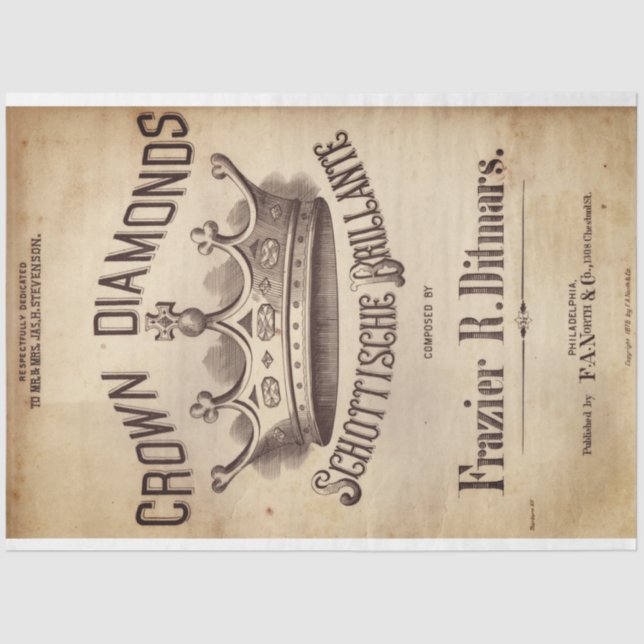 Papier für Kronen (Vorderseite)