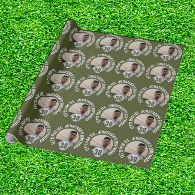 Papier für männliche Golf-Threading-Wrapping Geschenkpapier (Wrap Your Swing in Style!)