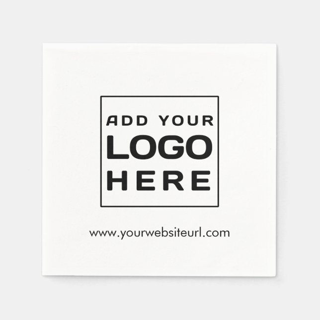 Papier für Mitarbeiter mit benutzerdefinierten Mar Serviette (Vorderseite)