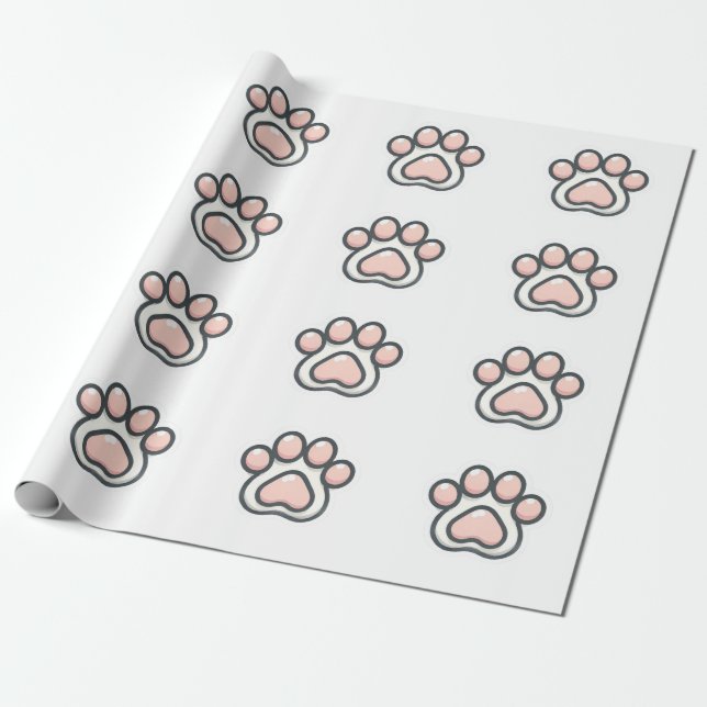 Papier für Paw Geschenkpapier (Ungerollt)