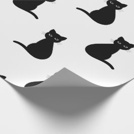 Papier für schwarze Katzen Geschenkpapier
