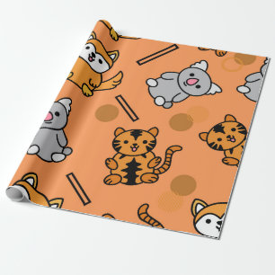 Papier für Tiermuster Geschenkpapier