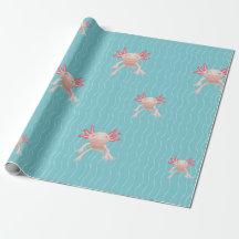 papier Geschenk Ajolotes