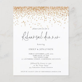 PAPIER | Hochzeitsessen in Gold Glitzer Probe