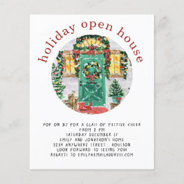 PAPIER | Holiday Open House Party Red Flyer