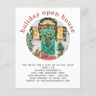 PAPIER   Holiday Open House Party Red Flyer
