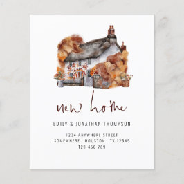 PAPIER | Hütte Herbstfarben Neue Zuhause-Adresse