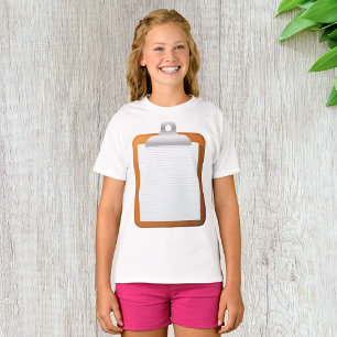 Papier in einer Zwischenablage T-Shirt