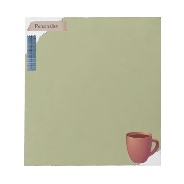 Papier Kaffee-Cup-Karton Notizblock (Vorderseite)