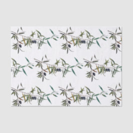 Papier lindert mit Aquarell des Zweigs des