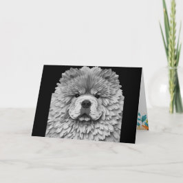 PAPIER MIRAGE blue Chow Karte