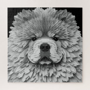 PAPIER MIRAGE Blue Chow Puzzle