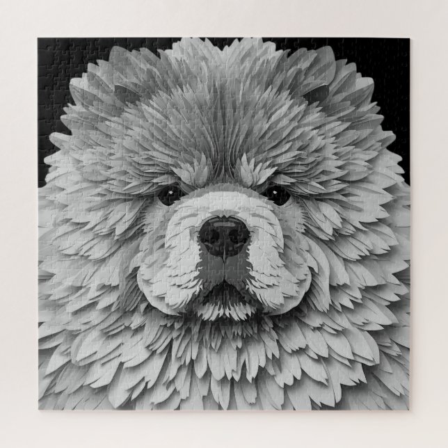 PAPIER MIRAGE Blue Chow Puzzle (Vertikal)