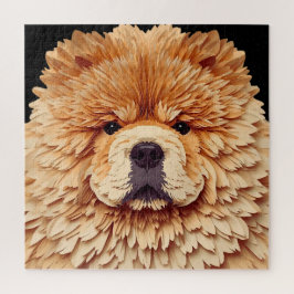 PAPIER MIRAGE Red Chow Puzzle