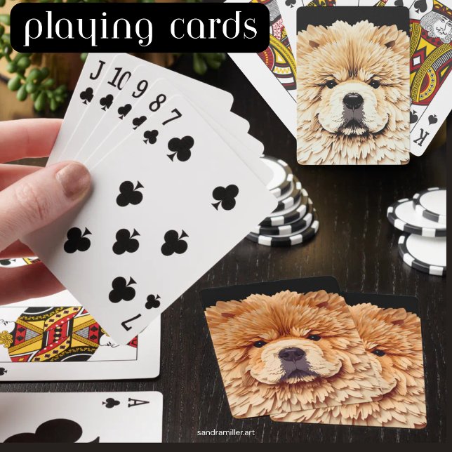 PAPIER MIRAGE Red Chow Spielkarten (Von Creator hochgeladen)