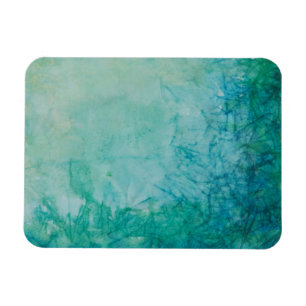 Papier mit der blauen, grünen und schwarzen Farbe Magnet