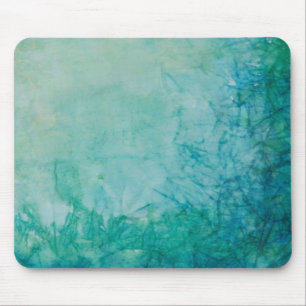 Papier mit der blauen, grünen und schwarzen Farbe Mousepad