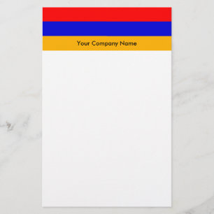 Papier mit der Flagge Armeniens
