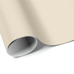 Papier mit festem Farbumschlag in Beige Geschenkpapier