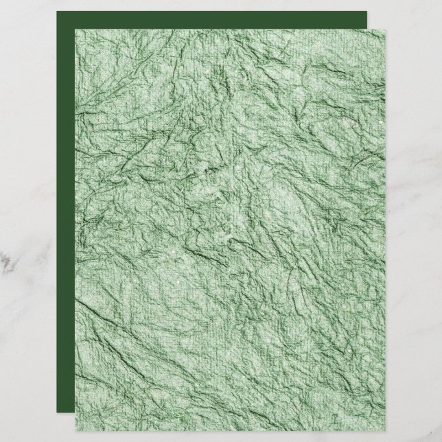 Papier mit geworbener Schrift (Vorne/Hinten)