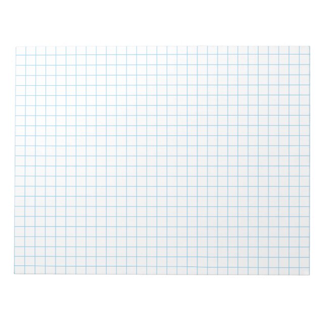 Papier mit großen Grafen, Blätter, Gitterpapier, Notizblock (Vorderseite)