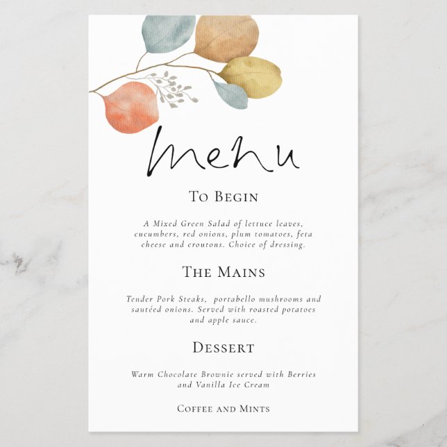 PAPIER | Moderne Blätter für Hochzeiten (Vorne)