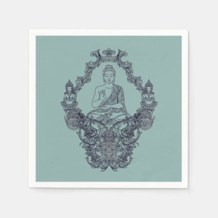PAPIER NAPKIN: BUDDHA SERVIETTE