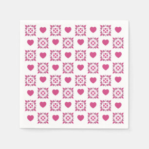 Papier Napkin für den Valentinstag Serviette