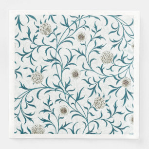 PAPIER NAPKIN : WILLIAM MORRIS : FLORAL SERVIETTE