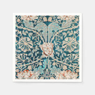PAPIER NAPKIN : WILLIAM MORRIS : HONEYSUCKLE SERVIETTE