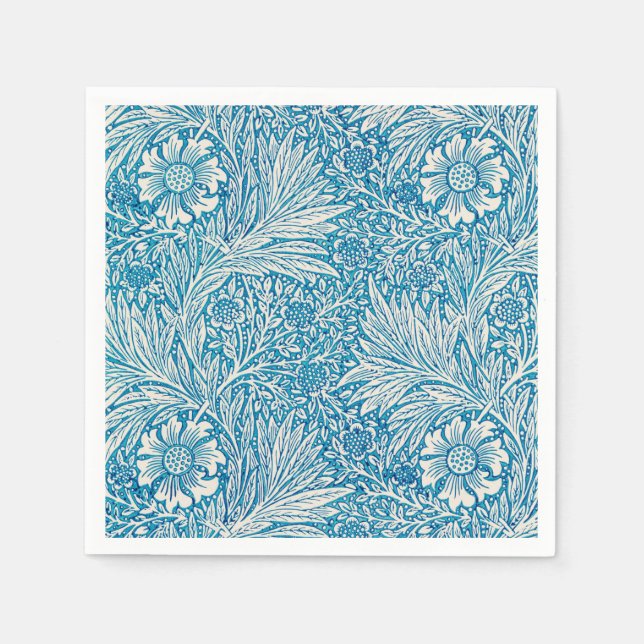 PAPIER NAPKIN : WILLIAM MORRIS "MARIGOLD" SERVIETTE (Vorderseite)