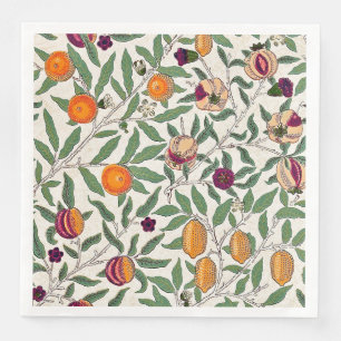 PAPIER NAPKIN : WILLIAM MORRIS:POMEGRANATE SERVIETTE
